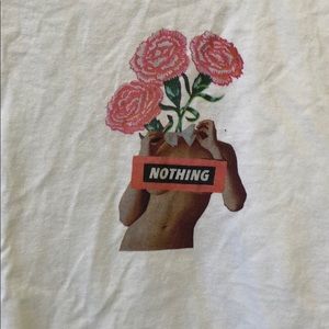 Good for Nothing: men’s tshirt with flower decal